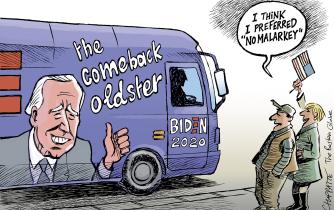 Biden has a new slogan