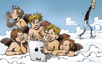 Steve Jobs In Heaven