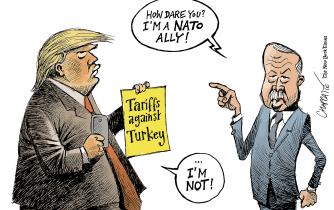Row between the US and Turkey