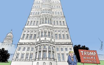 La Maison Blanche,style Trump