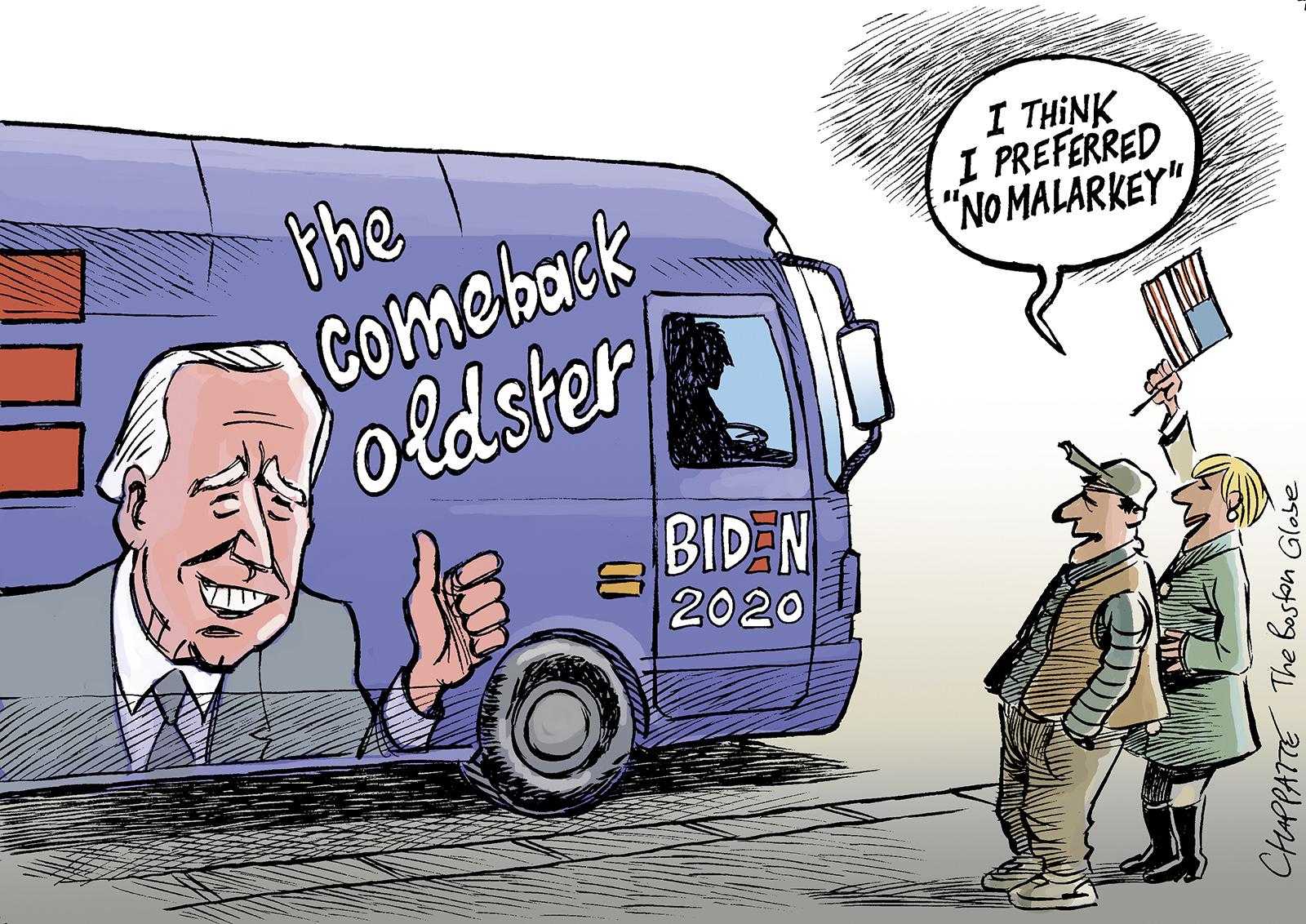 Biden has a new slogan