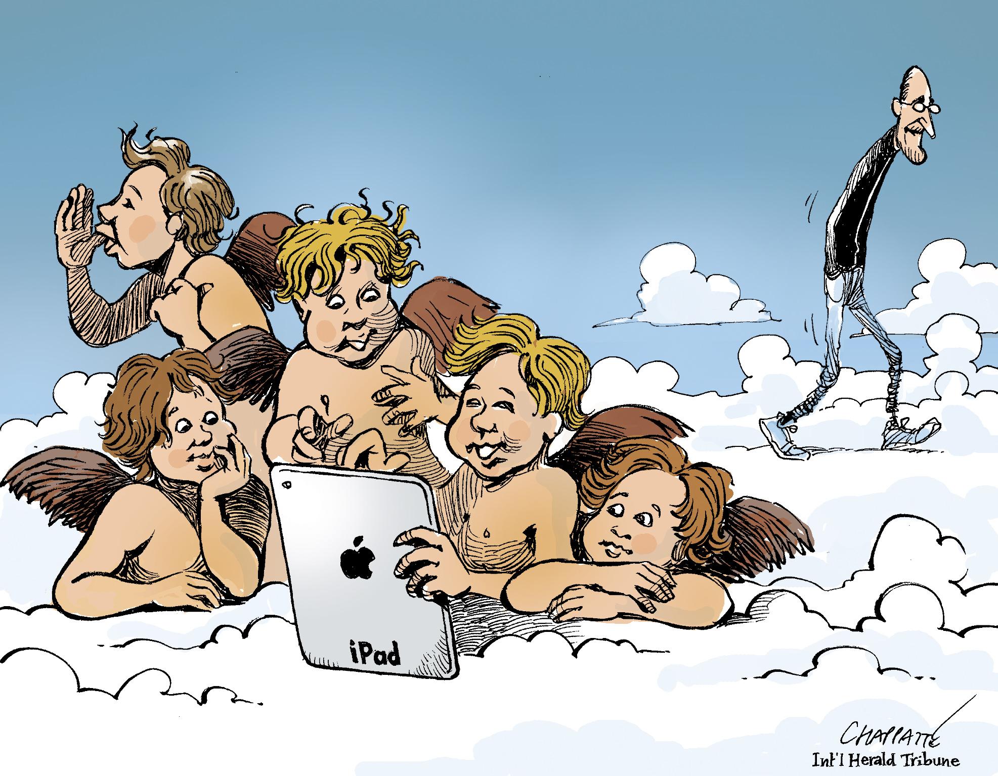 Steve Jobs In Heaven