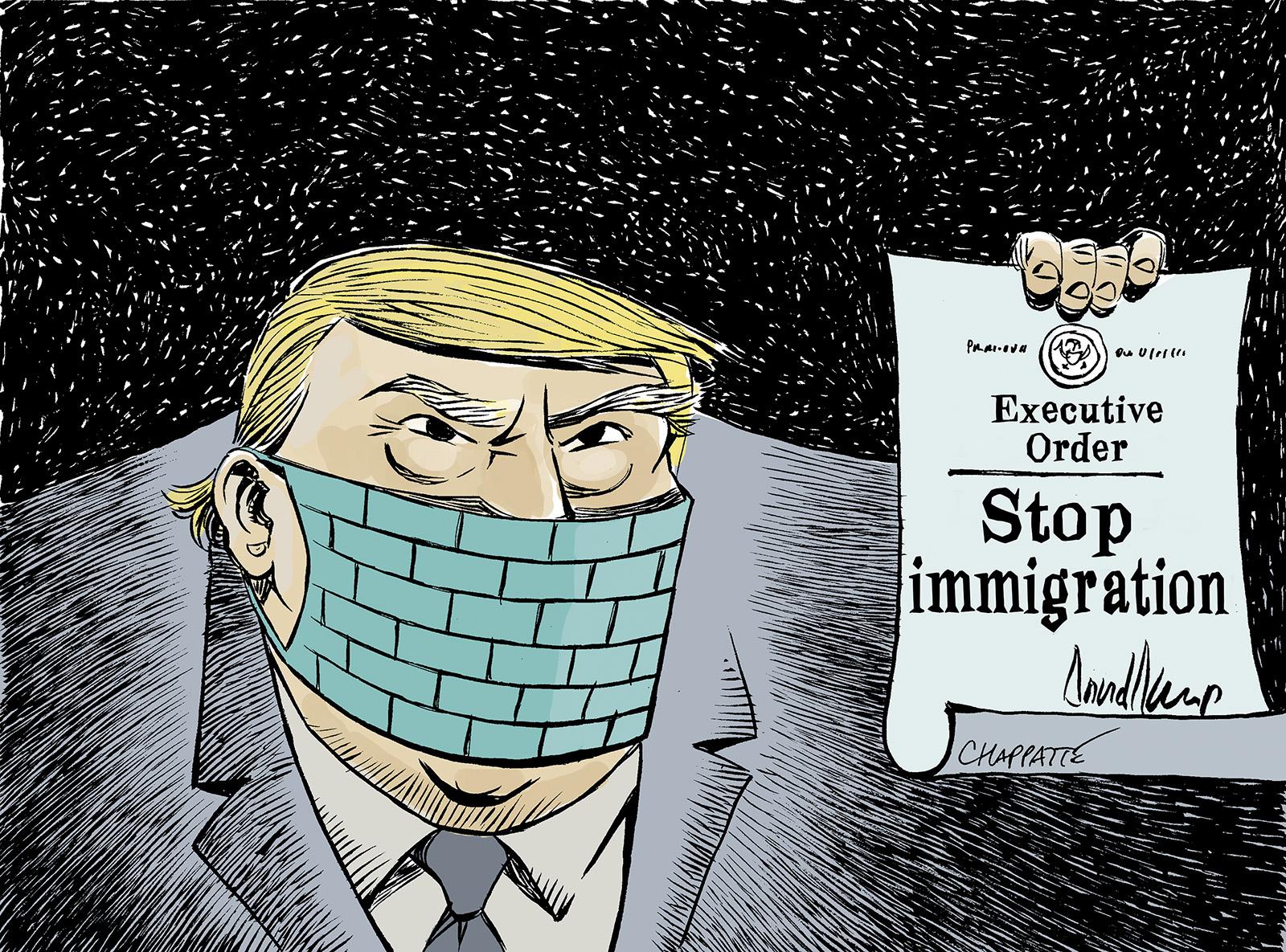 Trump wants to halt immigration