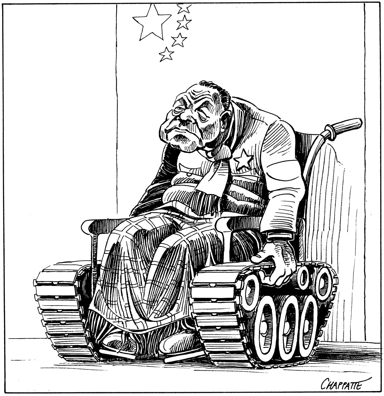 Deng Xiaoping after Tiananmen (Cartoon published June 17, 1989)