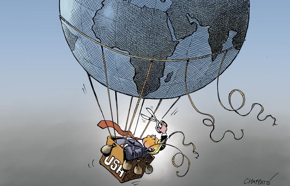 The US breaks away