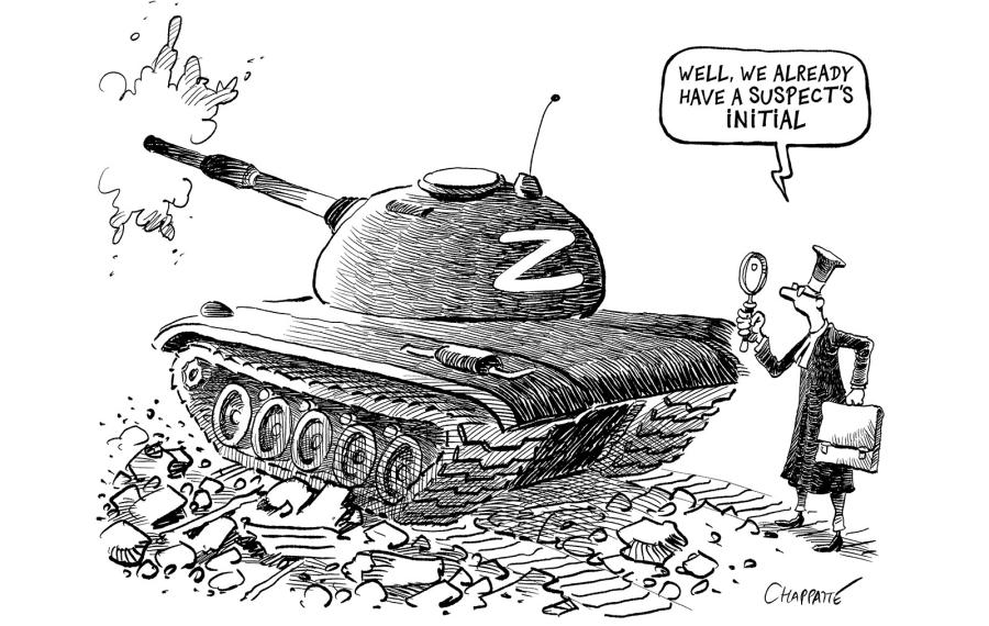 War crimes: the ICC is investigating | Globecartoon - Political Cartoons -  Patrick Chappatte