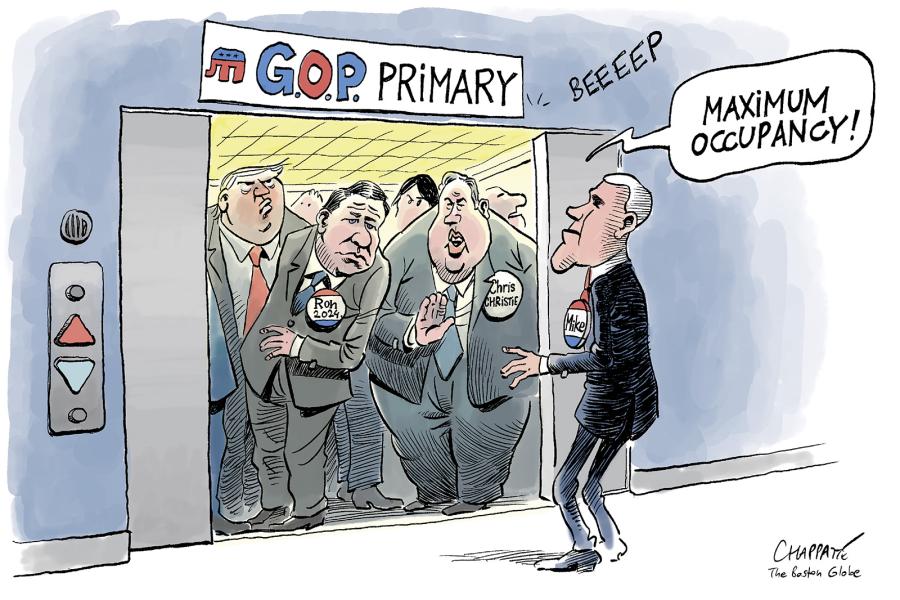 A crowded Republican field A crowded Republican field