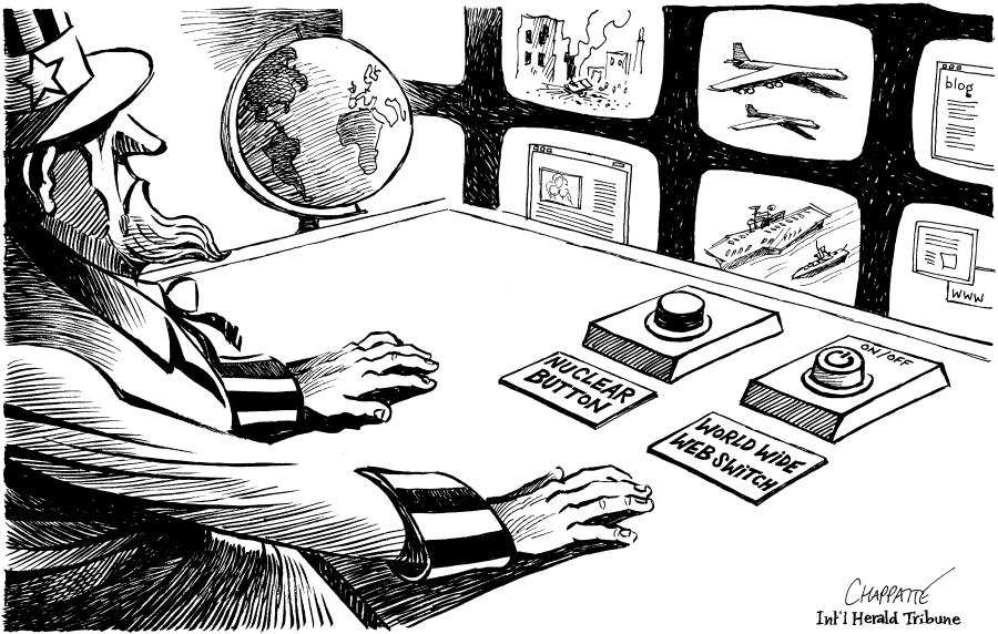 Control of the Internet Control of the Internet Control of the Internet