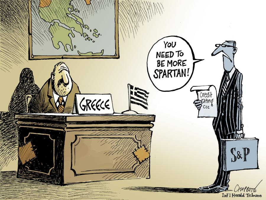 Greek Credit Rating Lowered Greek Credit Rating Lowered