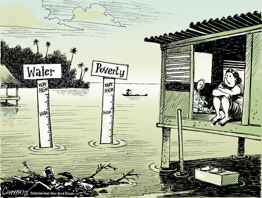 Climate change affects the poor Climate change affects the poor