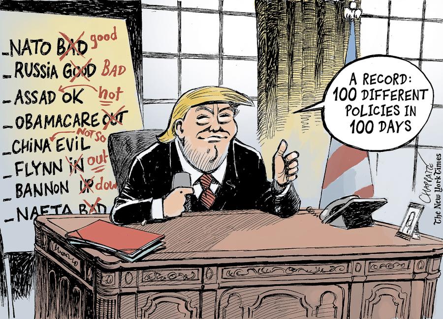 100 Days of Trump 100 Days of Trump 100 Days of Trump
