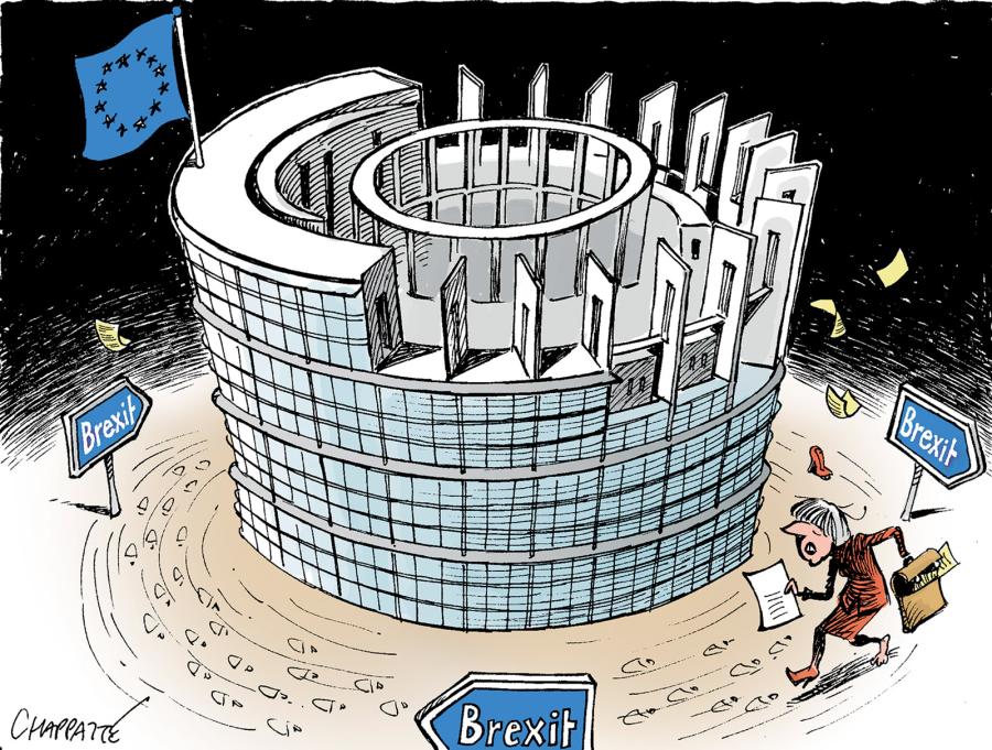 Brexit: this way, please... Brexit: this way, please... Brexit: this way, please...