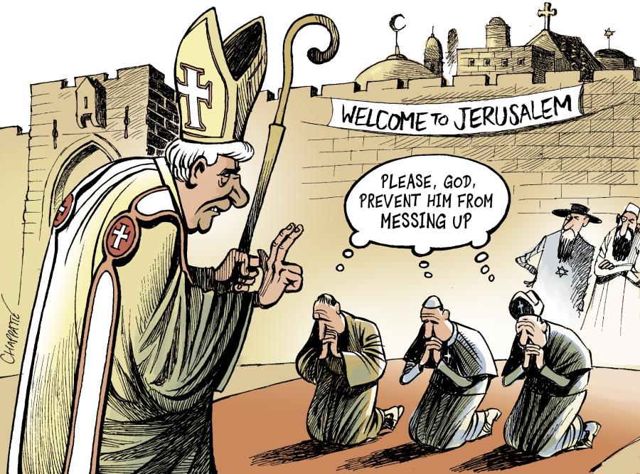 The pope in the Holy Land The pope in the Holy Land The pope in the Holy Land
