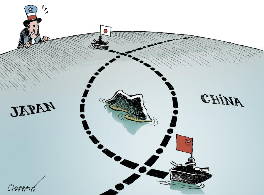 Japan and China clash over islands Japan and China clash over islands
