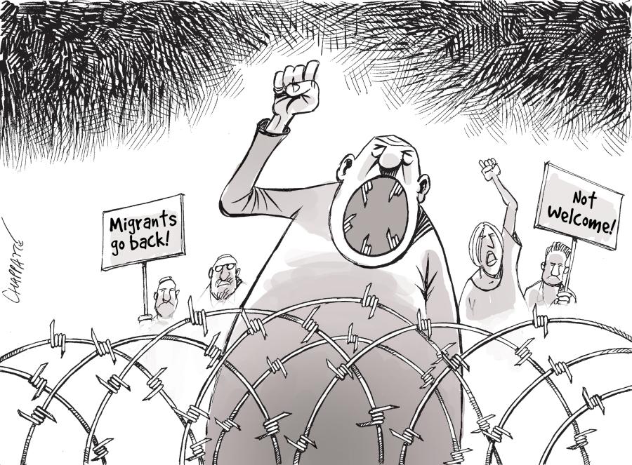 Not Welcome In Hungary! Not Welcome In Hungary! Not Welcome In Hungary!