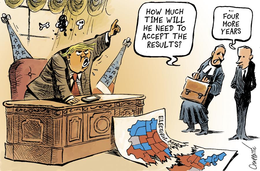 Trump won't go away Trump won't go away