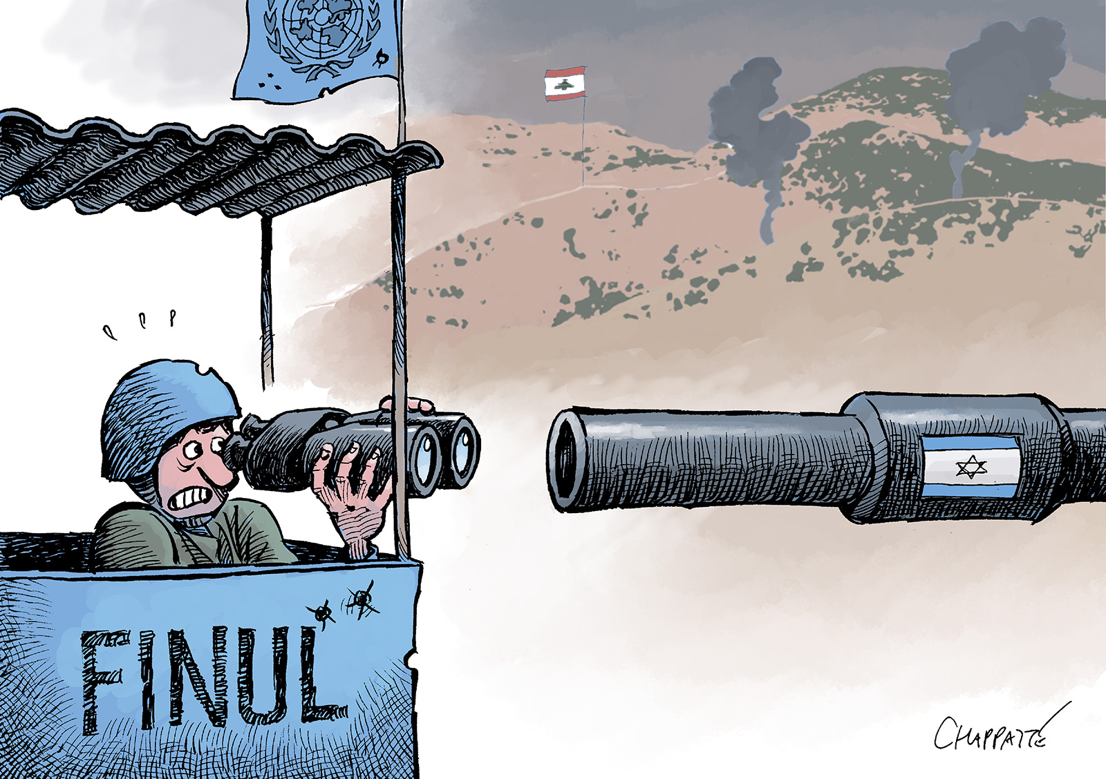 La FINUL sous pression au Liban | Globecartoon - Political Cartoons ...