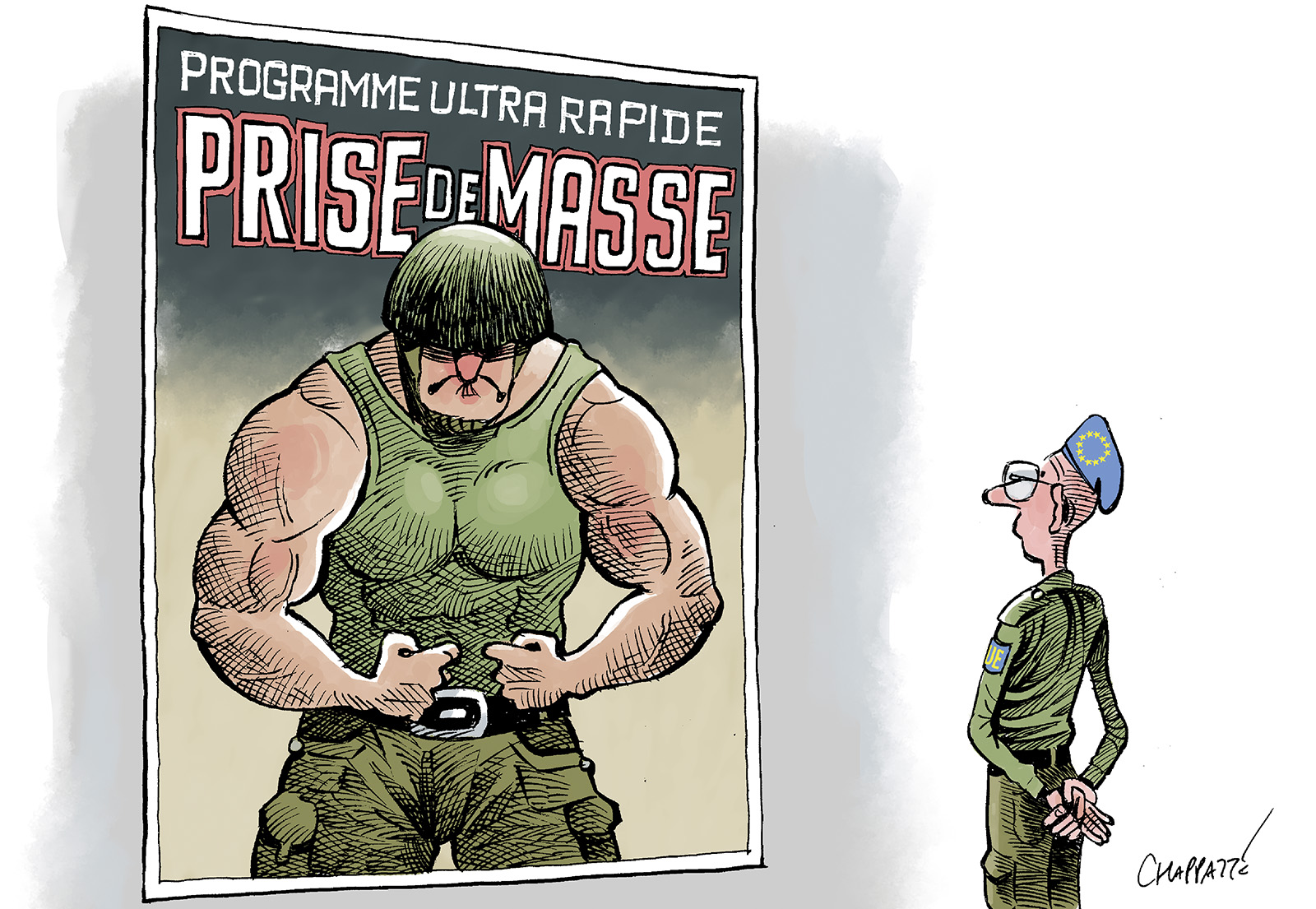 L'Europe veut réarmer | Globecartoon - Political Cartoons - Patrick ...