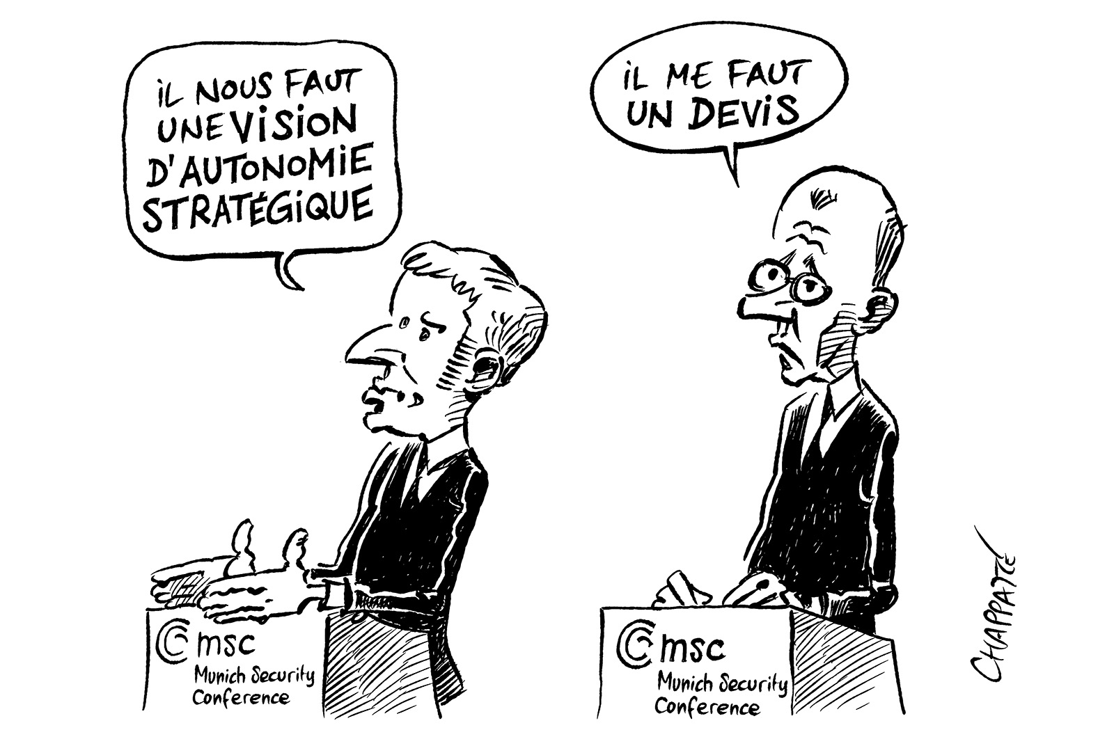 L'axe franco-allemand | Globecartoon - Political Cartoons - Patrick ...