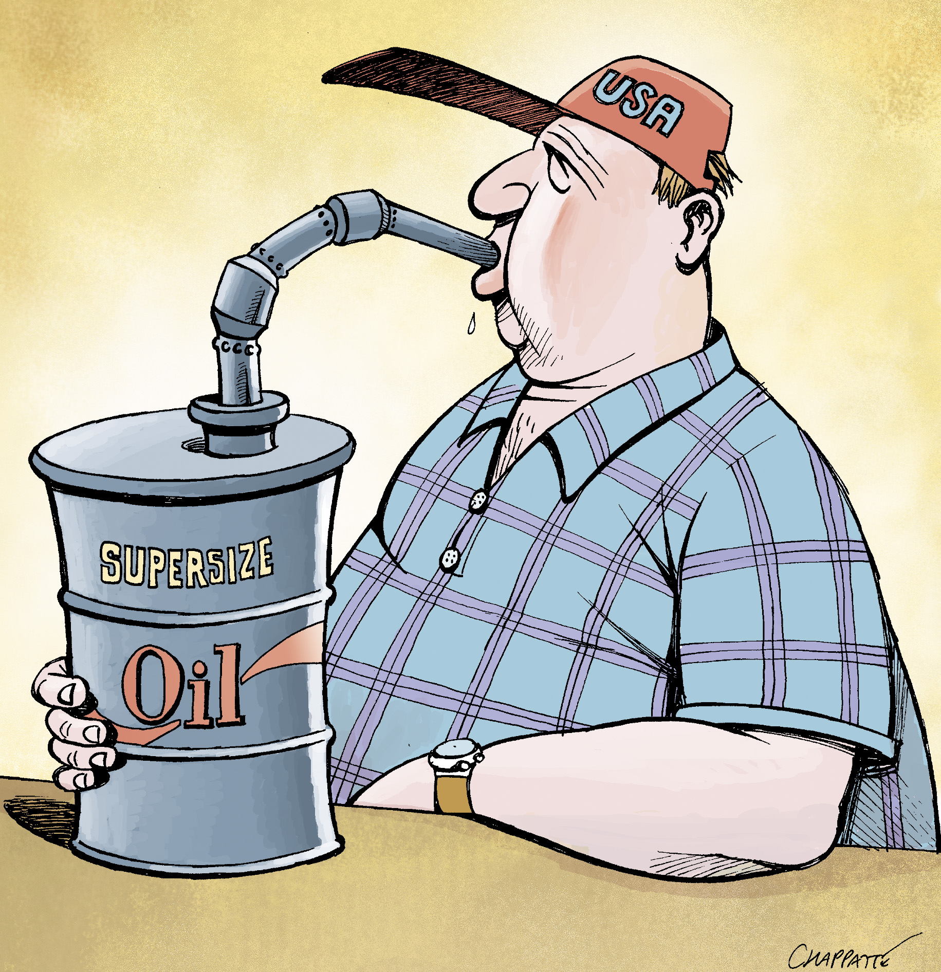 Addicted to Oil Globecartoon Political Cartoons Patrick Chappatte