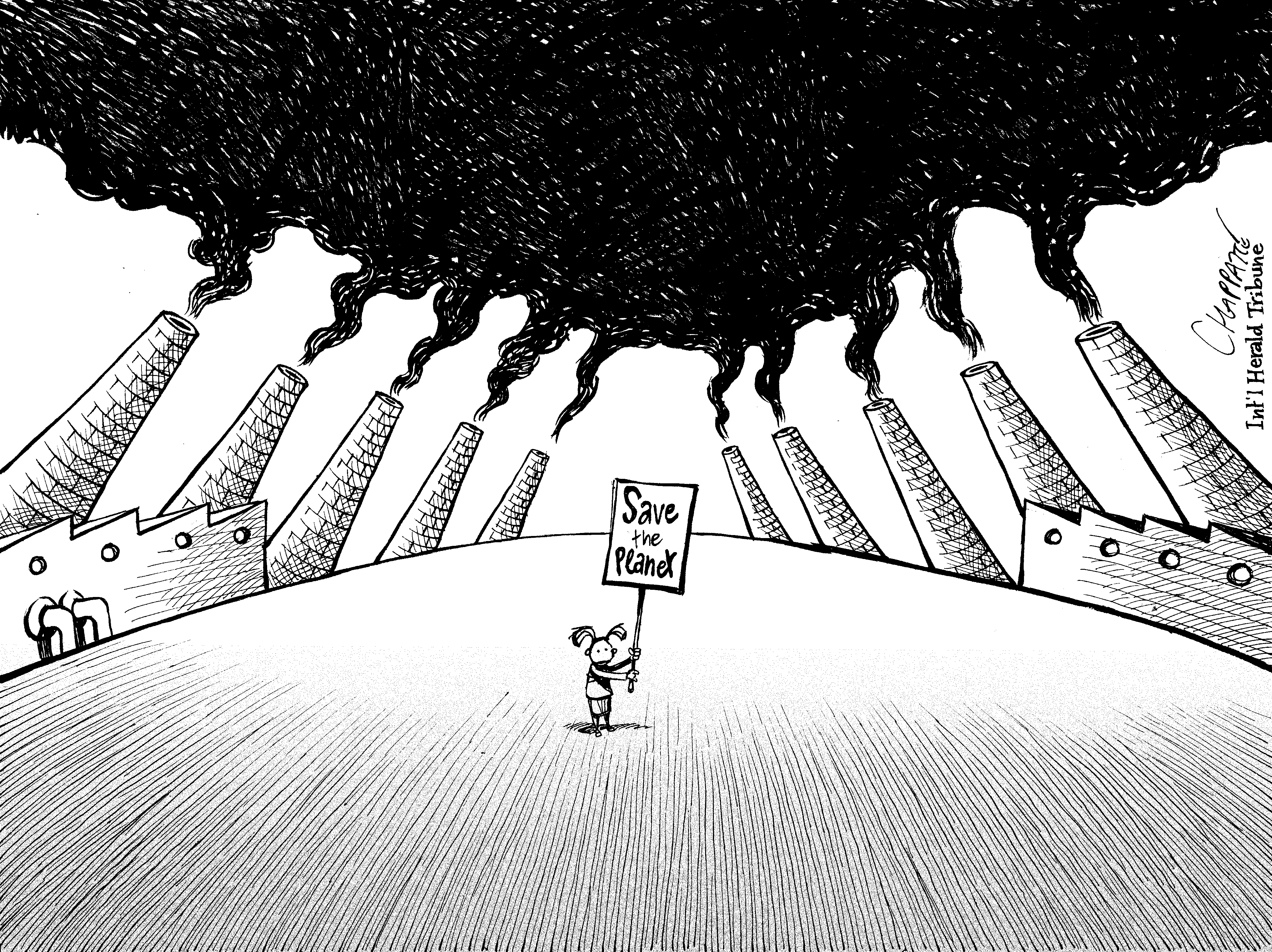 Cartoon Save The Planet Save the Planet | Globecartoon - Political Cartoons - Patrick Chappatte