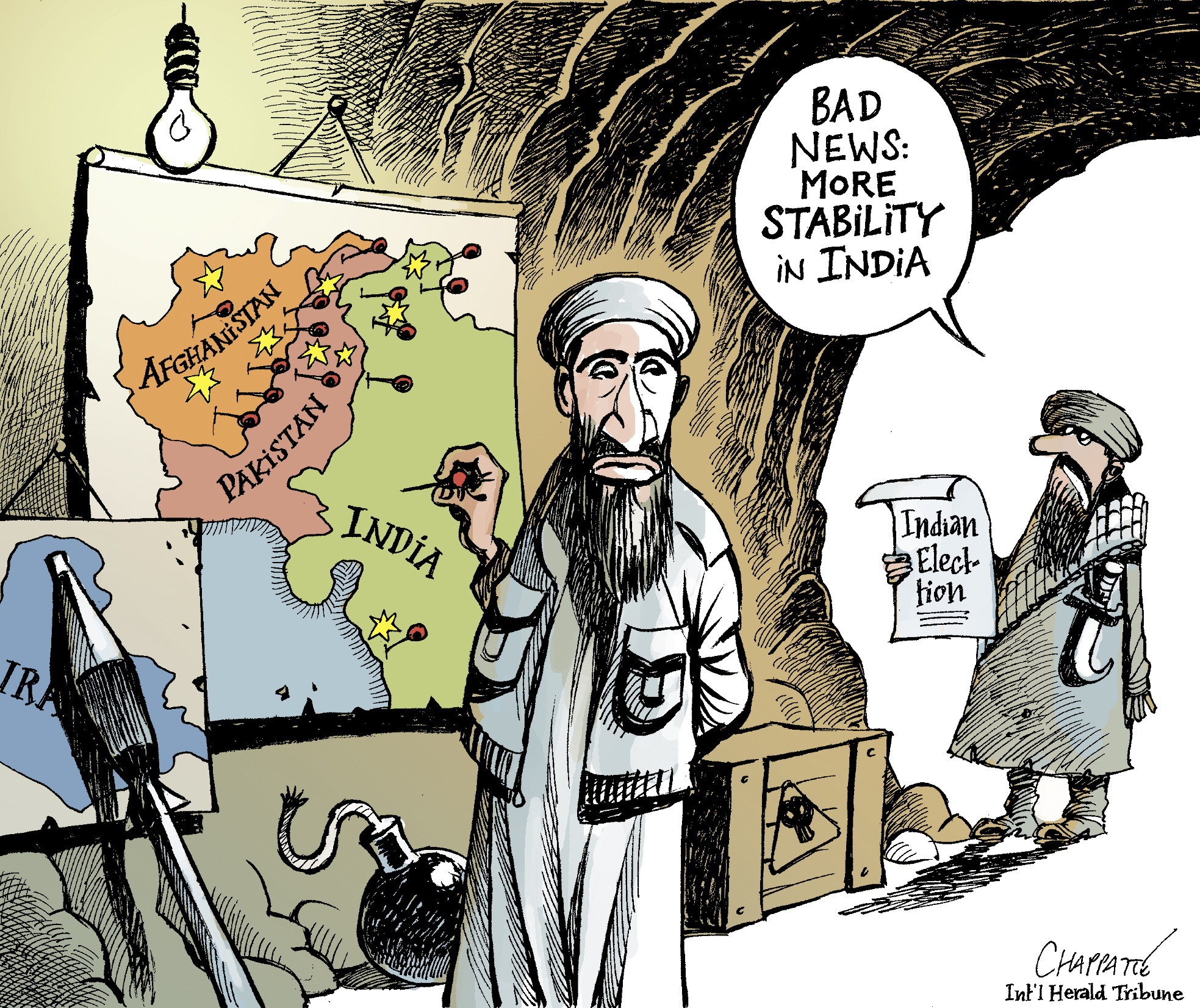 Indian Election Globecartoon Political Cartoons Patrick Chappatte