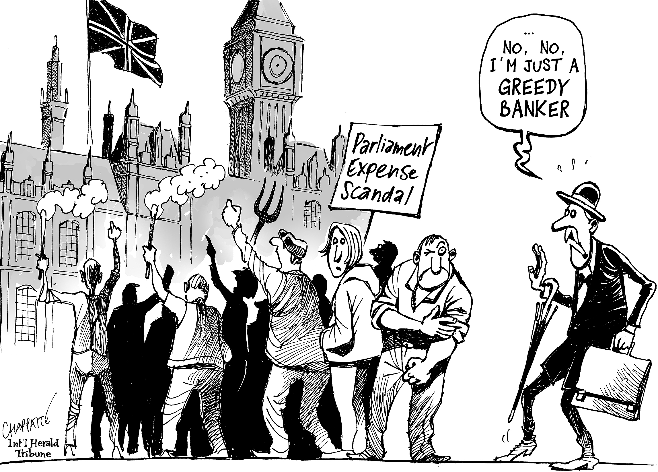 Expense Scandal in the British Parliament Globecartoon Political