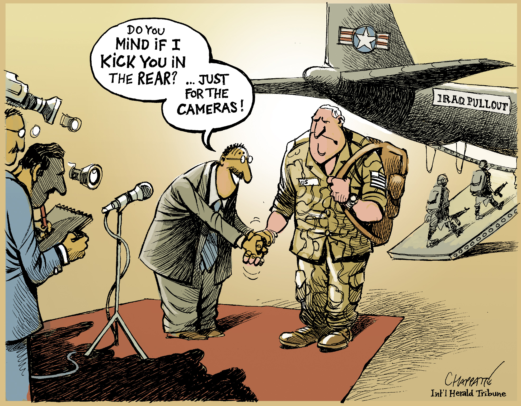 No more Americans in Iraq | Globecartoon - Political Cartoons - Patrick  Chappatte