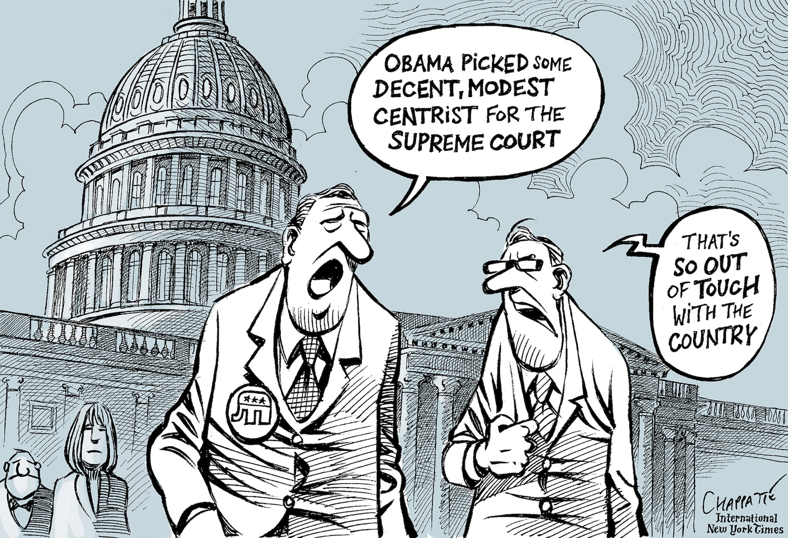 The impossible Supreme Court nomination Globecartoon Political The impossible Supreme Court nomination Globecartoon Political