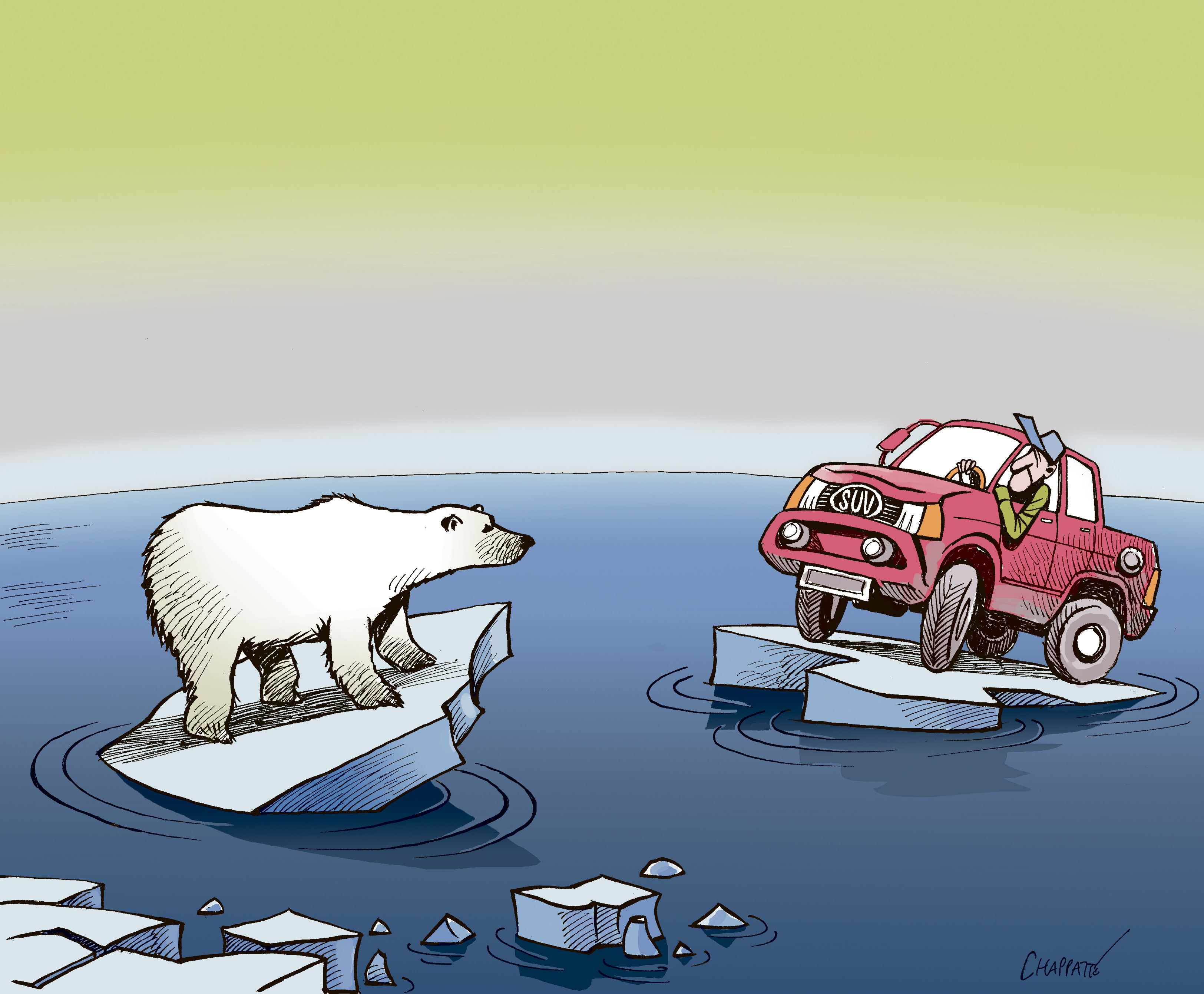 Endangered Species | Globecartoon - Political Cartoons - Patrick Chappatte