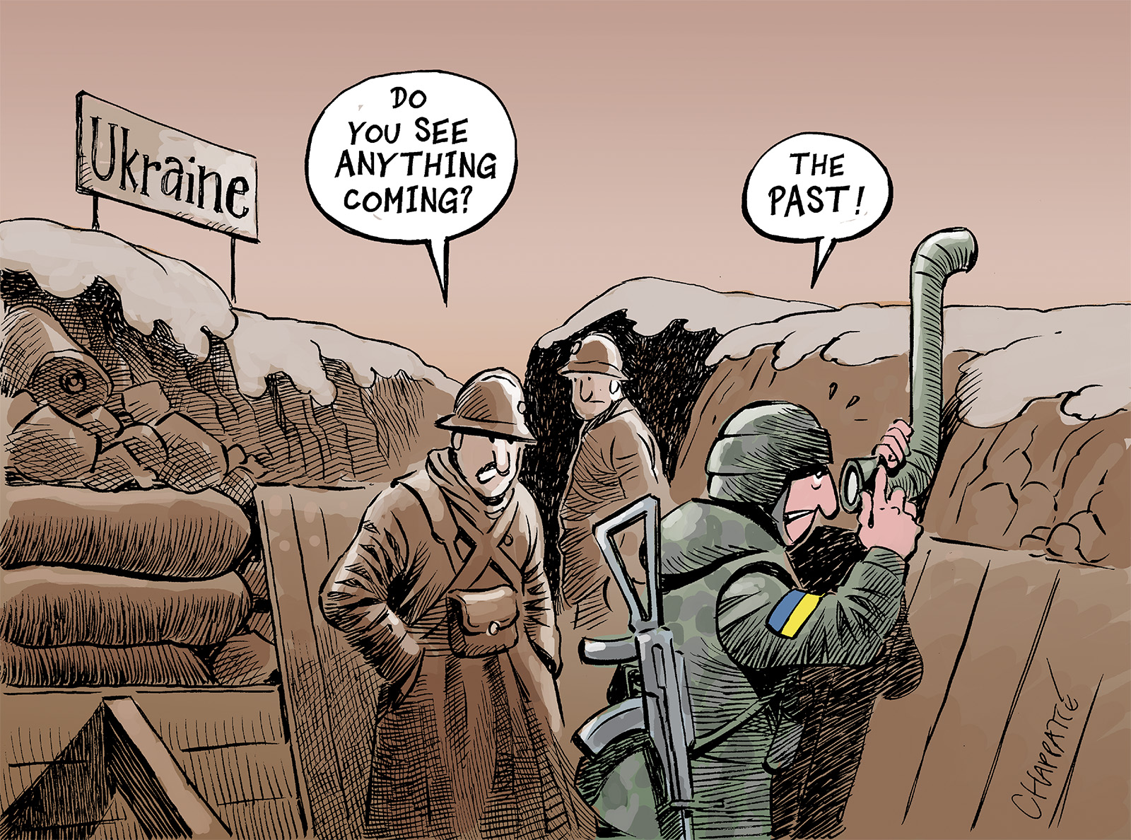 Ukraine Cartoon A turn for the worse in Ukraine | Globecartoon - Political Cartoons ...