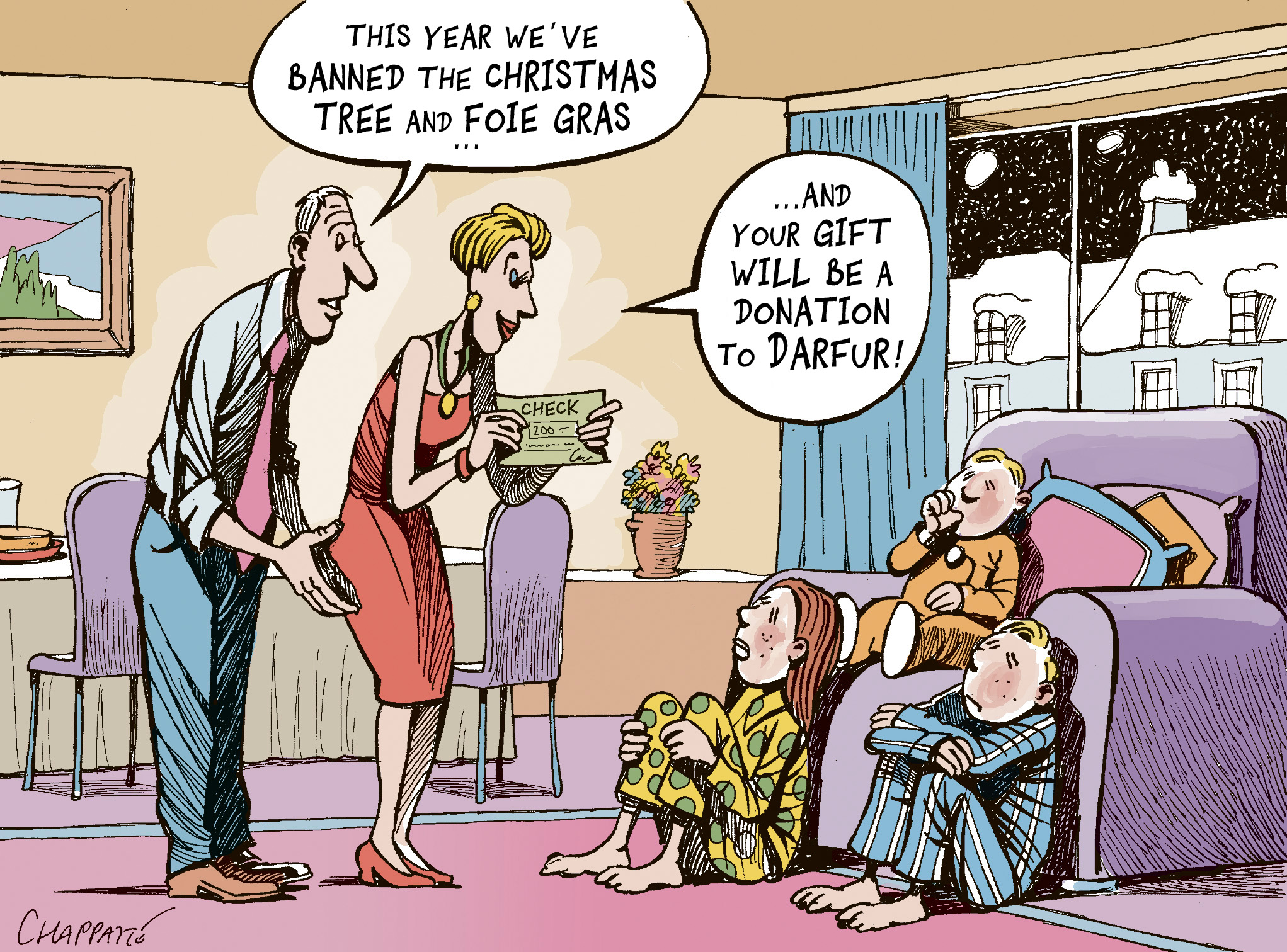 Politically correct Christmas Globecartoon Political Cartoons Patrick Chappatte