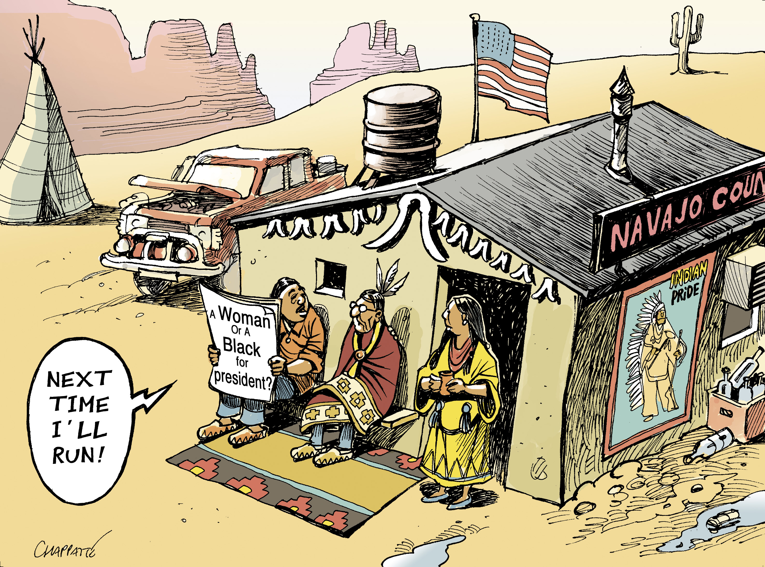 Obama,Clinton and the others... | Globecartoon - Political Cartoons - Patrick Chappatte Obama,Clinton and the others... | Globecartoon - Political Cartoons - Patrick Chappatte