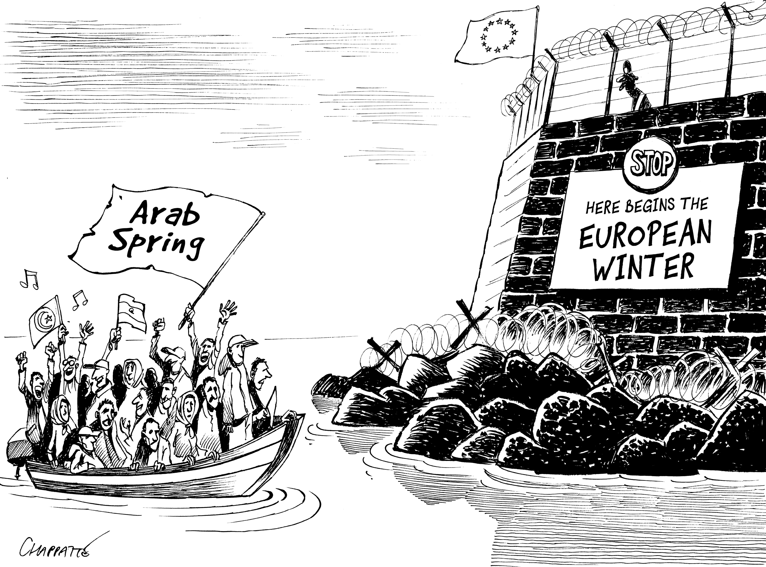 Arab Spring | Globecartoon - Political Cartoons - Patrick Chappatte