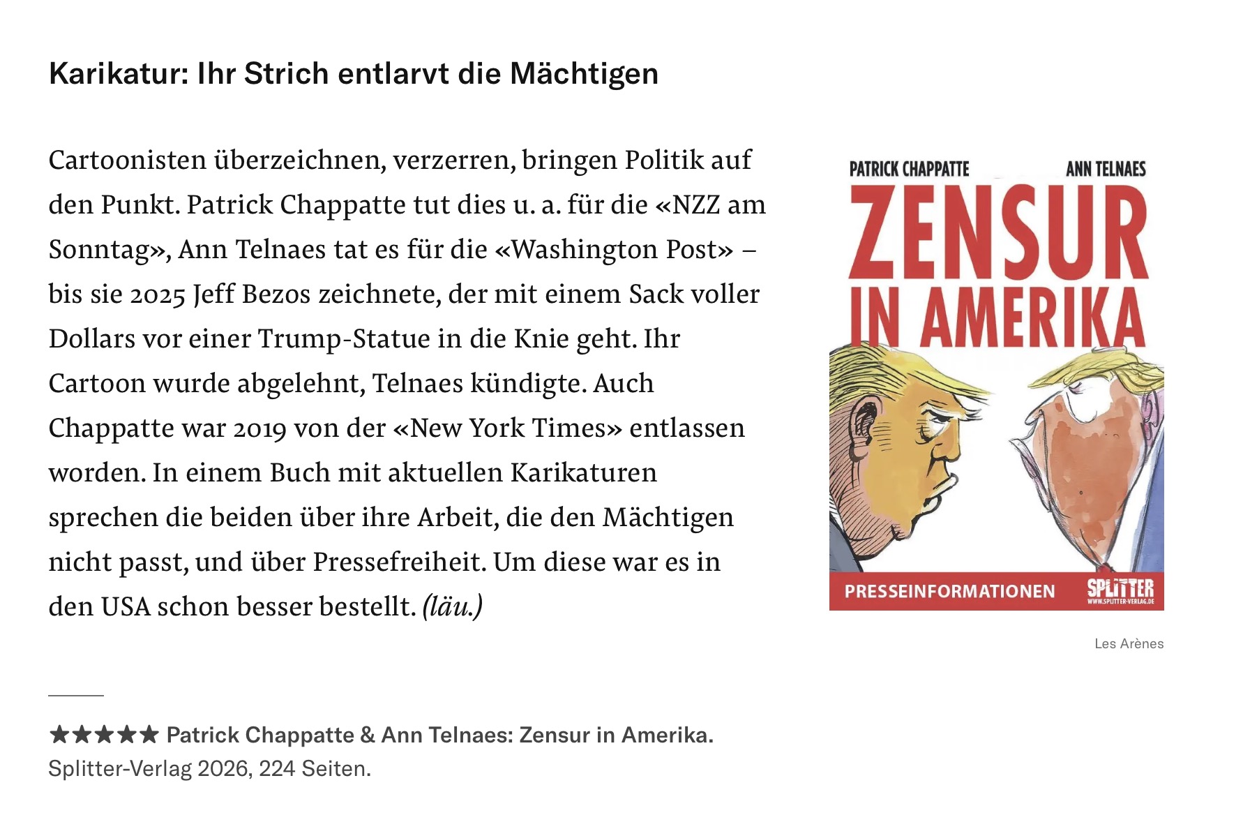 NZZ Zensur book