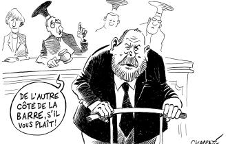 Le garde des sceaux devant la justice