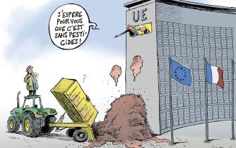 Les agriculteurs contre l'UE