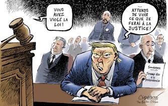 Trump fait face aux juges