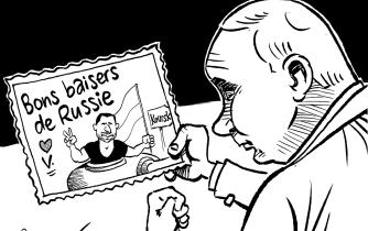 Zelensky nargue Poutine