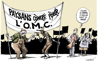 Paysans divisés sur l'OMC