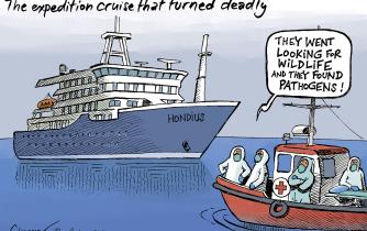 The hantavirus cruise