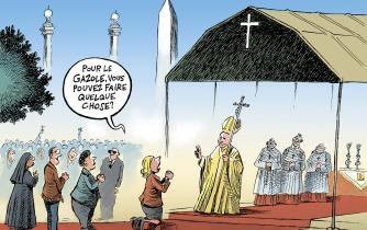 Le pape à Paris