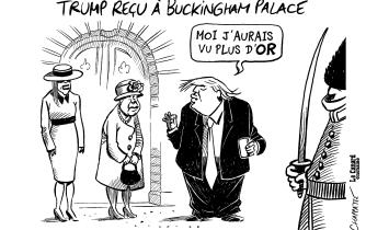Trump à Buckingham Palace
