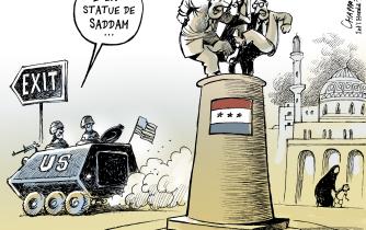 Sortie d'Irak