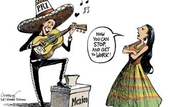 Peña Nieto wins Mexico election | Globecartoon - Political Cartoons -  Patrick Chappatte