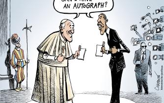 Obama meets Pope Francis