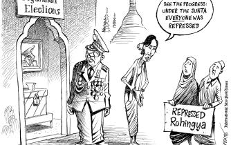 Historic election in Myanmar