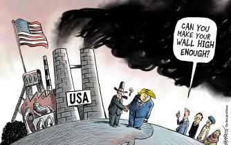 Trump leaves the climate accord