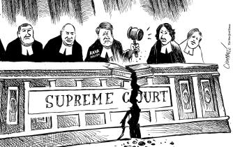 Polarization and anger at the Supreme Court