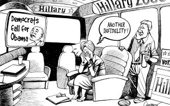 Hillary Clinton in trouble